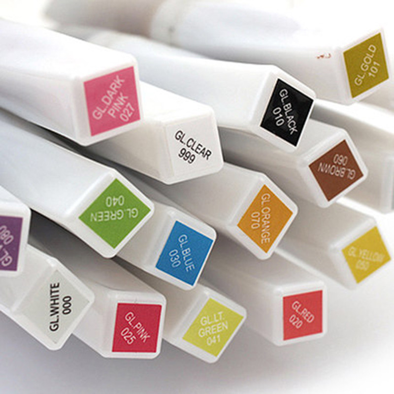 1 db ZIG Kuretake Wink of Stella Bling Brush Pen Többszínű fényes akvarell villogó púder Puha csillogó tollak ecsetjelző