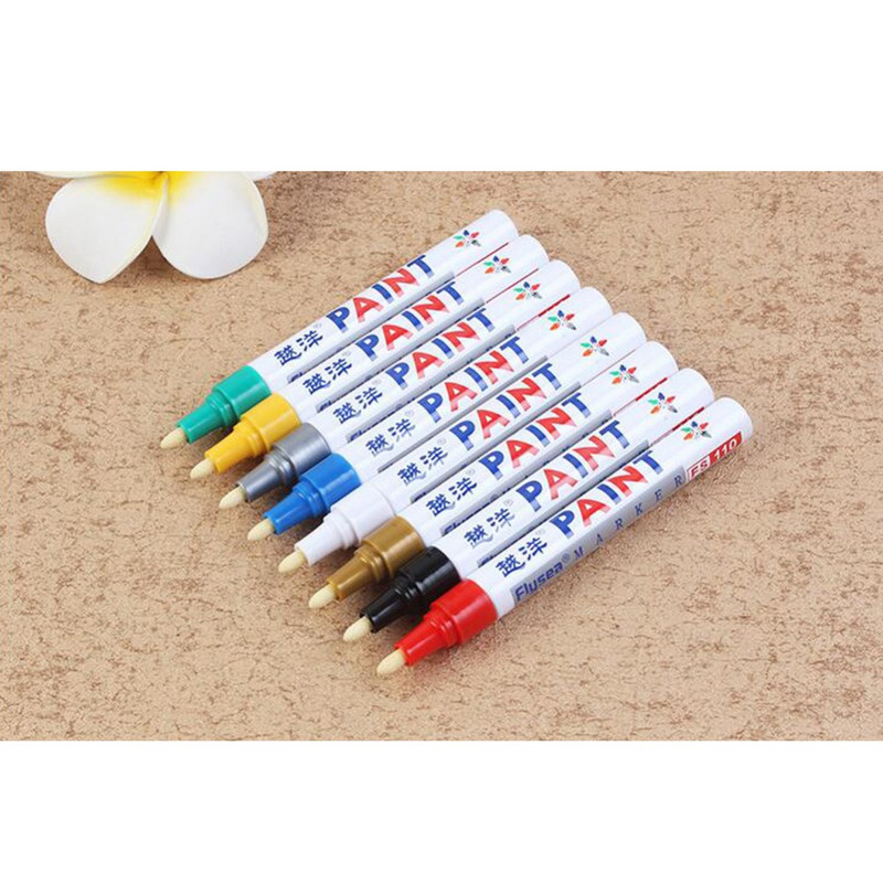 12 Χρώματα DIY Fill Paint στυλό μαρκαδόρου Ανθεκτικό στυλό ελαστικών με χαμηλή οσμή Graffiti Χαρτικά Είδη ζωγραφικής Προστασίας περιβάλλοντος
