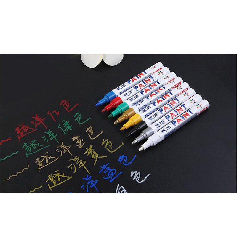 12 Χρώματα DIY Fill Paint στυλό μαρκαδόρου Ανθεκτικό στυλό ελαστικών με χαμηλή οσμή Graffiti Χαρτικά Είδη ζωγραφικής Προστασίας περιβάλλοντος
