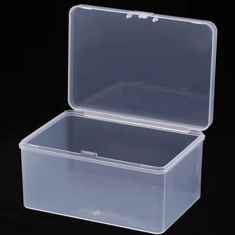Πλαστικό ορθογώνιο κουτί αποθήκευσης PP Πλαστικό ημιδιαφανές δοχείο Μικρά αξεσουάρ Θήκη κοσμήματος Photocard Storage κουτί συσκευασίας
