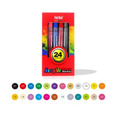 Akrilna metalna olovka za slikanje lijepe boje, višenamjenska vježba kaligrafije, posebna olovka za studente