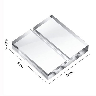 Divatasztal számtartó Hely Kártyabilincsek Állvány Akril táblatartó Fényképek Clipek Papírbilincs Képkártyák Kijelző állvány