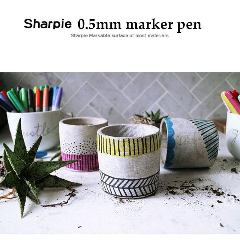 Μαρκαδόροι 9 χρωμάτων Στυλό βελόνας 0,5 χιλιοστών Αδιάβροχο Μαρκαδόρο Fine Point Art Σχολικό Γραφείο Γραφής Χαρτικά Sharpie Προμήθειες