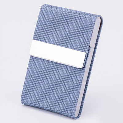 Divat PU bőr névjegykártya tartó mágneses kapcsos hitelkártya doboz irodai kellékek ajándék RFID blokkoló névjegykártya tok