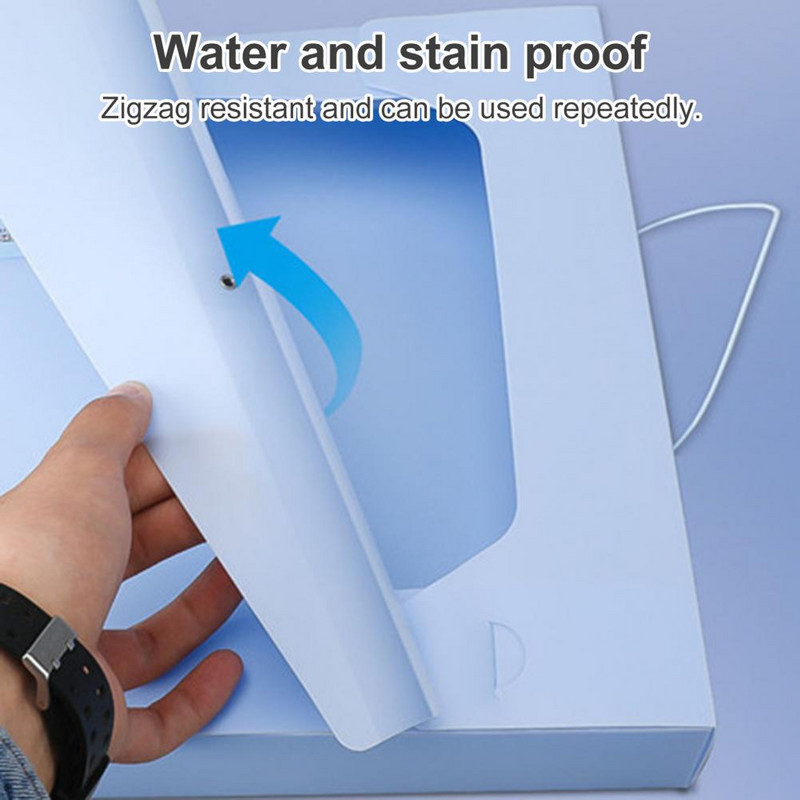 Φάκελος αρχείου A4 Αποθήκευση χαρτικών Φάκελος αρχείου Φάκελος μεγάλης χωρητικότητας PVC ένθετο Τύπος Document Organizer Αναλώσιμα γραφείου