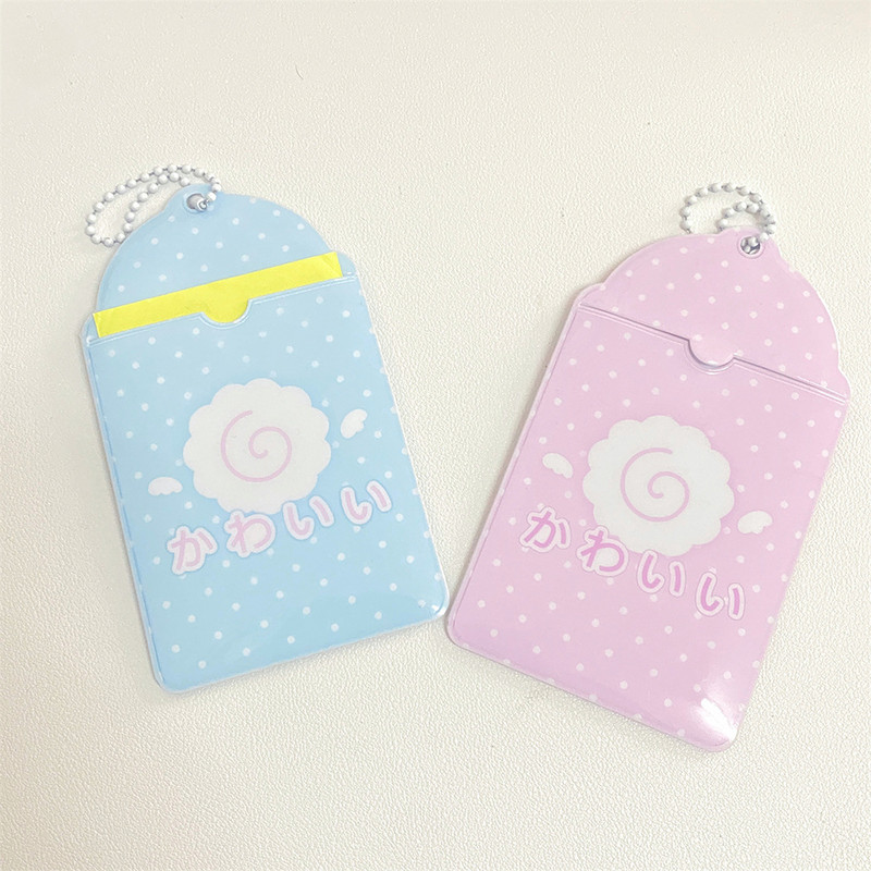 INS rózsaszín kék fotókártya tartó 3 hüvelykes kulcstartó diákbusz személyi igazolvány tartó koreai bálvány fényképes ujjú fotókártya tartó levélpapír