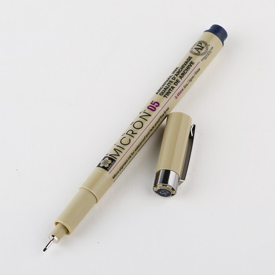 1db Sakura színes Pigma mikron toll 0,25 mm-es 0,45 mm-es finom vonalú rajzművészeti jelzők Dessin vázlatjelölőhöz Tekenen Cartoleria