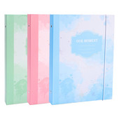 A5-ös, kemény héjú fotóalbum, 6 lyukú, laza levelű könyv, cserélhető átlátszó iratgyűjtő tárolótáska Kreatív barkácsnapló Deco írószer