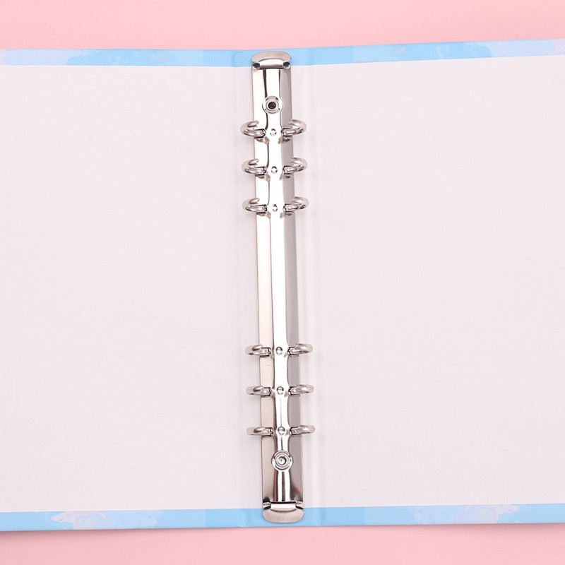 A5-ös, kemény héjú fotóalbum, 6 lyukú, laza levelű könyv, cserélhető átlátszó iratgyűjtő tárolótáska Kreatív barkácsnapló Deco írószer