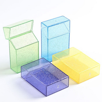 Ins Transparent Storage Box Blingbling Θήκη θήκης κάρτας φωτογραφιών Κιβώτιο θήκης Container Idol Kpop Albumes Photo Storage Box Χαρτικά