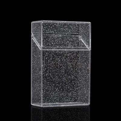 Ins Прозрачна кутия за съхранение Blingbling Photo Card Holder Box Case Container Idol Kpop Albumes Кутия за съхранение на снимки Канцеларски материали