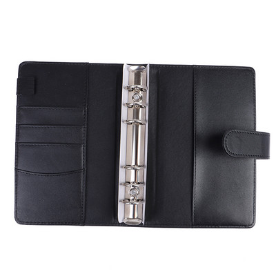 1PC Macaron u boji A6 6 prstenova za vezivanje PU kopča za bilježnicu Kožna slobodna koverta za novac Organizator Džep za vezivo 7 boja