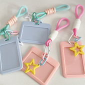 Slipcover Držač kartice Šareni pleteni konop Privjesak za ključeve Zvjezdani privjesak Držač fotokartice Kreditna osobna iskaznica Kutija za bankovnu karticu Zaštitna futrola