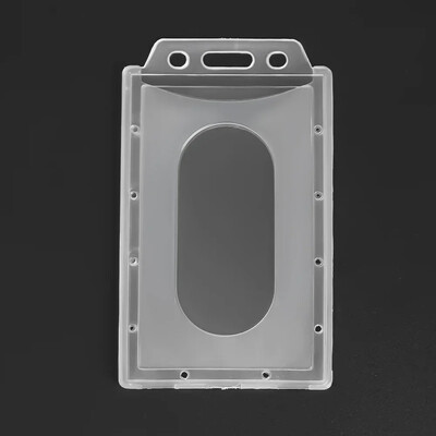 1/10 db Függőleges és vízszintes munkahelyi kártyatartók, többfunkciós műanyag jelvény, munka igazolványtartó hüvelytartó védőtok