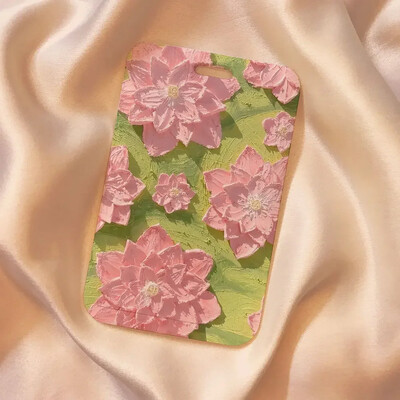 1 db esztétikus virágos kártyatartó gyerekeknek Retro stílusú virágsorozat diákkártya/buszkártya Kpop kártyatartó aranyos kártyavédő