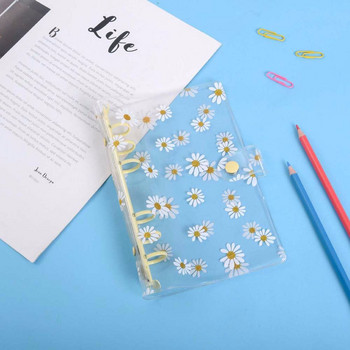 Канцеларски материали Loose Leaf Ring A6 A5 Journal Binder Daisy Notebook Binder Binder File Folder Literary Binder Shell Notebook Cover