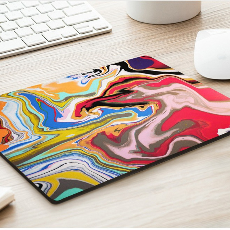 Mouse Mat με αντίθεση χρωμάτων Mousepad Πολυτελής οργάνωση γραφείου Αξεσουάρ για επιτραπέζιο επιτραπέζιο επιτραπέζιο Universal Neutral Moise Pad