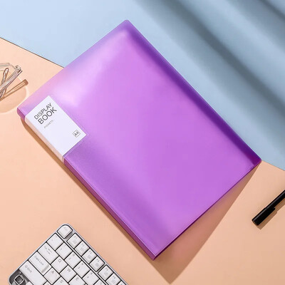 A4 Διαφανής φάκελος Έγγραφα Loose-Leaf Notes Βιβλίο Δοκιμές μαθητών Οργάνωση και αποθήκευση σχολικών γραφικής ύλης μεγάλης χωρητικότητας
