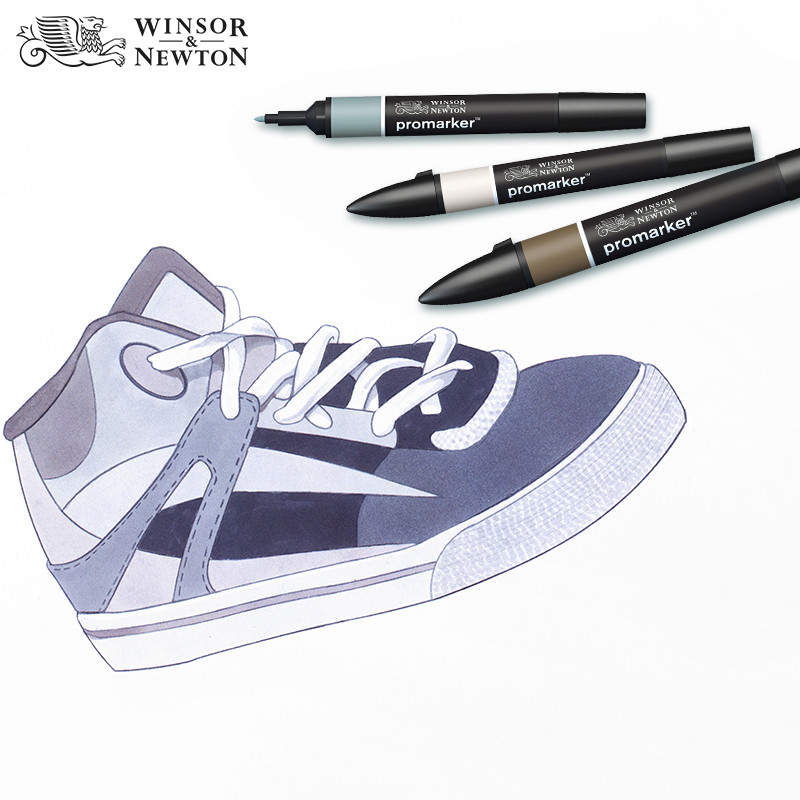 1db Winsor és Newton Promarker Új színek Művészet Markerek Metál neon kiemelés Új csomagolás