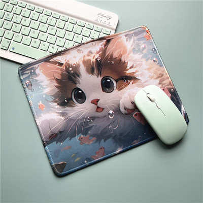 Kawaii podloga za miš Cat Pad Stol za miša Crtani podmetač za stol Slatka gaming podloga za miša Mekana overlock podloga za miš Računalni uredski dodaci