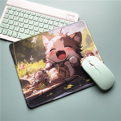 Kawaii hiirematt Kassipadi hiirematt Multifilmi lauamatt Armas mänguhiirematt Pehme overlock hiirematt Arvuti kontoritarvikud