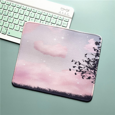 Mouse Pad Green Leaves Deskpad Mouse Mat Μικρή φρέσκια επιφάνεια κινουμένων σχεδίων Mausepad για το ποντίκι Premium αξεσουάρ γραφείου για γραφείο