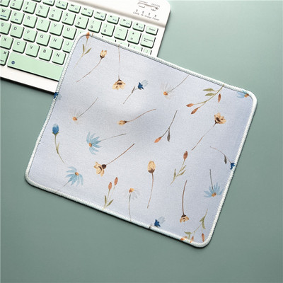 Mouse Pad Green Leaves Deskpad Mouse Mat Μικρή φρέσκια επιφάνεια κινουμένων σχεδίων Mausepad για το ποντίκι Premium αξεσουάρ γραφείου για γραφείο