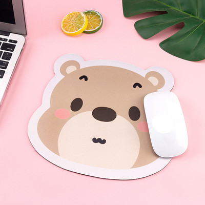 Hülye és aranyos kis medve egérpad aranyos verzió lány szív diák puha szőnyeg játékhoz. Aranyos macska medve csúszásmentes, gumis egérpad