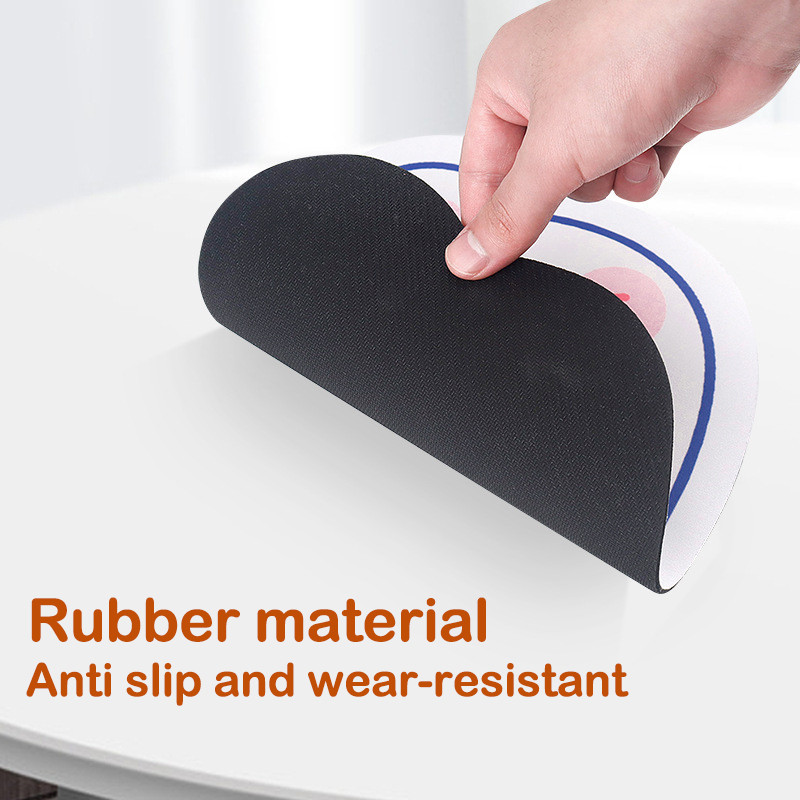 Hülye és aranyos kis medve egérpad aranyos verzió lány szív diák puha szőnyeg játékhoz. Aranyos macska medve csúszásmentes, gumis egérpad