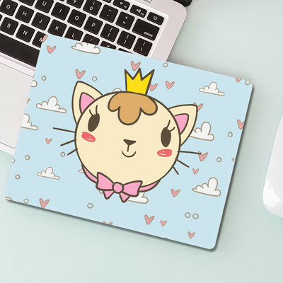 Egérpad Aranyos rajzfilm egérpad Kawaii asztali kiegészítők Kis pad játékasztalhoz Csúszásgátlók Egér Overlock párnázat
