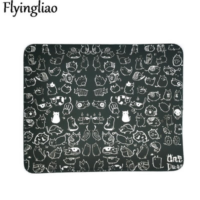 Cartoon Cats egérpad asztali pad laptop egéralátét irodai otthoni PC számítógép billentyűzet aranyos egérpad csúszásmentes gumi asztali szőnyeg