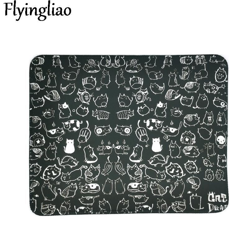 Cartoon Cats egérpad asztali pad laptop egéralátét irodai otthoni PC számítógép billentyűzet aranyos egérpad csúszásmentes gumi asztali szőnyeg