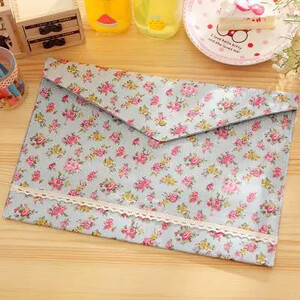 Vintage Dots Flower Face Series A4 dokumentumok Irattáska Irattartók Mappa Írószer irattár Gyártási mappák Irodai kiegészítők