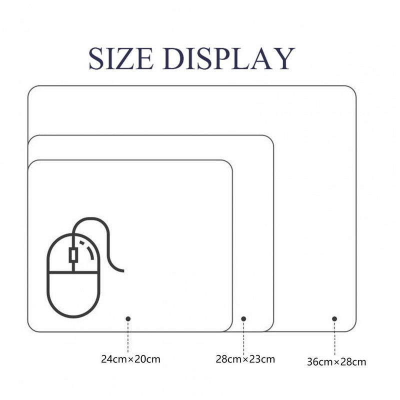 Практична подложка за мишка за бюро Гумена подложка за мишка Мека възглавница за мишка за круизен кораб Поставка за китката Може да се пере