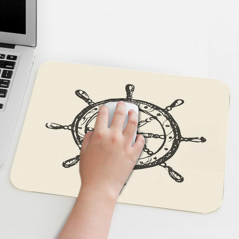 Практична подложка за мишка за бюро Гумена подложка за мишка Мека възглавница за мишка за круизен кораб Поставка за китката Може да се пере