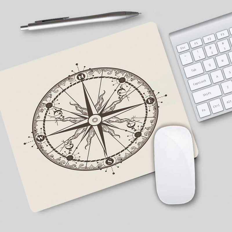 Практична подложка за мишка за бюро Гумена подложка за мишка Мека възглавница за мишка за круизен кораб Поставка за китката Може да се пере