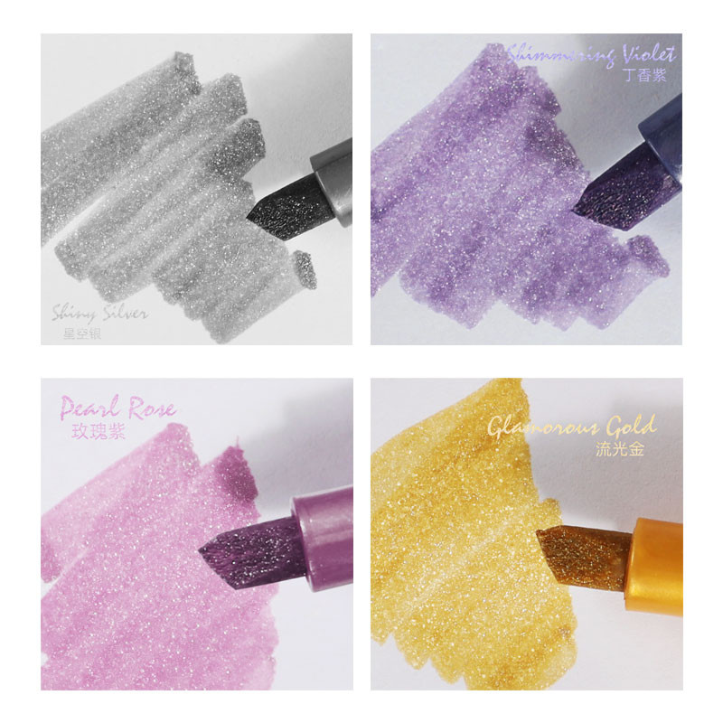 Metalna olovka za označavanje Suptilni svjetlucavi markeri za označavanje Pribor za bilješke i dnevnik