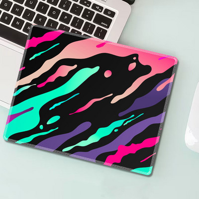 Mängurite klaviatuuri hiirepadjad Kontrastsed värvid Arvutilaua tarvikud Tekstuuriga hiirematt Libisemisvastane Mause Padi mängupolster