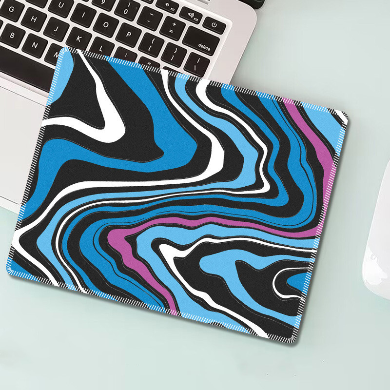 Геймърска клавиатура Подложки за мишка Контрастни цветове Аксесоари за компютърно бюро Текстура Подложка за мишка Подложка за мишка против хлъзгане Подложка за игри