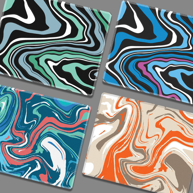 Геймърска клавиатура Подложки за мишка Контрастни цветове Аксесоари за компютърно бюро Текстура Подложка за мишка Подложка за мишка против хлъзгане Подложка за игри