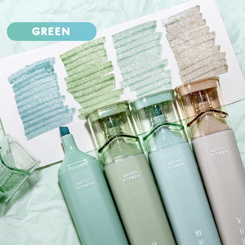 4 бр./компл. Цветен маркер Ученик, който си води бележки Рисуване Живопис Арт Маркер Химикалка Училищни офис консумативи Канцеларски материали