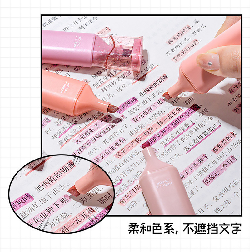 4 бр./компл. Цветен маркер Ученик, който си води бележки Рисуване Живопис Арт Маркер Химикалка Училищни офис консумативи Канцеларски материали