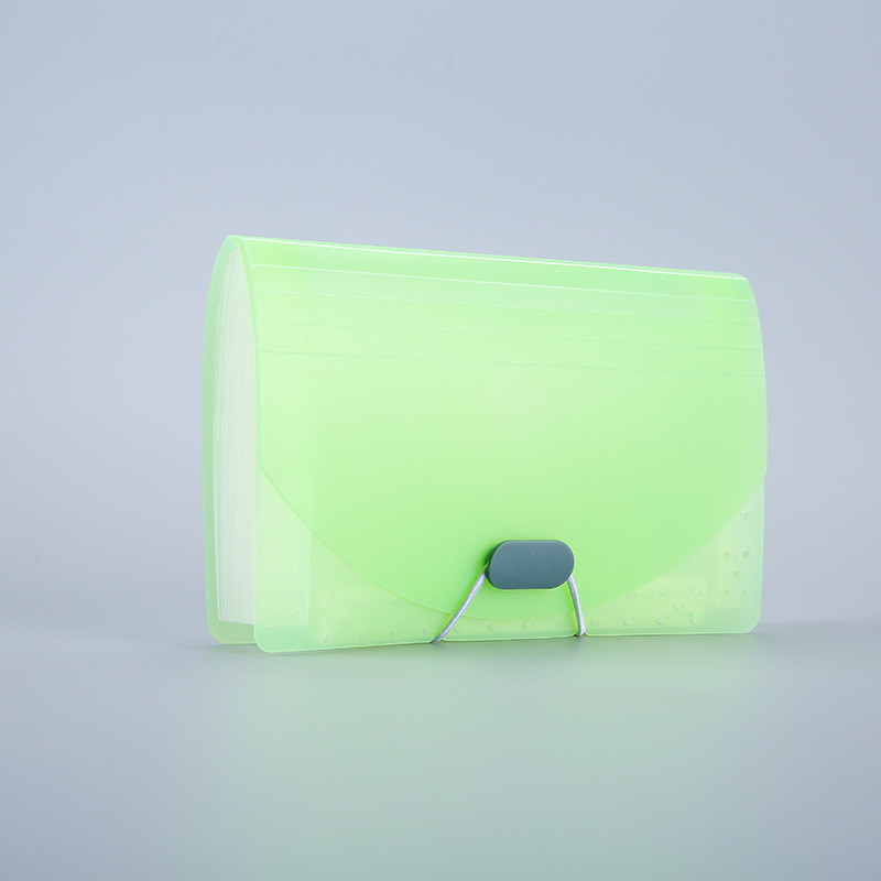 Νέος φάκελος αρχείων πολλαπλών επιπέδων A6 13 πλέγματα Επεκτεινόμενη τσάντα οργάνων πορτοφολιού Χρώμα μεγάλης χωρητικότητας Κλιπ εισιτηρίων Invoice Storage Organizer