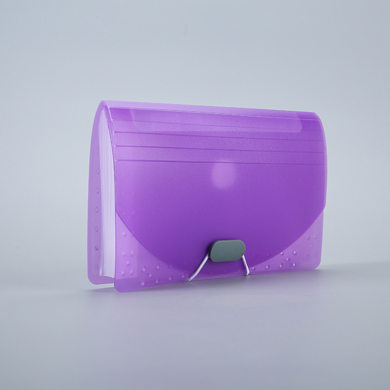 Νέος φάκελος αρχείων πολλαπλών επιπέδων A6 13 πλέγματα Επεκτεινόμενη τσάντα οργάνων πορτοφολιού Χρώμα μεγάλης χωρητικότητας Κλιπ εισιτηρίων Invoice Storage Organizer