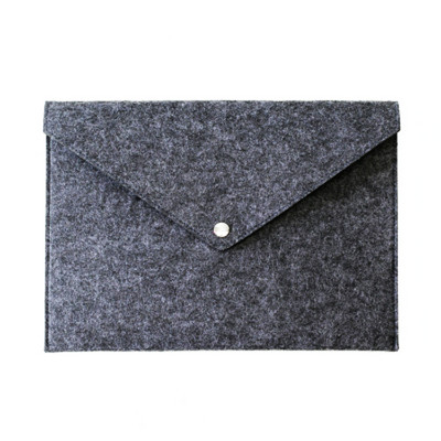 A4-es filc irattáska Egyszerű pattintható gombos irattartó táska Irodai kellékek információs irattáska üzleti mappa nagy kapacitású