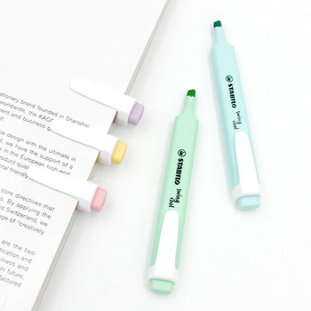 Германия Stabilo Highlighter 275 Macaron Color Marker Pens Ученически бележки Безопасен, нетоксичен, екологичен, ученически пособия, канцеларски материали