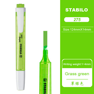 Γερμανία Stabilo Highlighter 275 Macaron έγχρωμα μαρκαδόροι Σημειώσεις μαθητών Ασφαλή μη τοξικά, φιλικά προς το περιβάλλον σχολικά είδη γραφικής ύλης