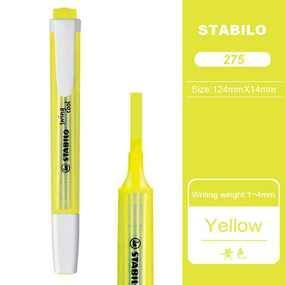 Γερμανία Stabilo Highlighter 275 Macaron έγχρωμα μαρκαδόροι Σημειώσεις μαθητών Ασφαλή μη τοξικά, φιλικά προς το περιβάλλον σχολικά είδη γραφικής ύλης