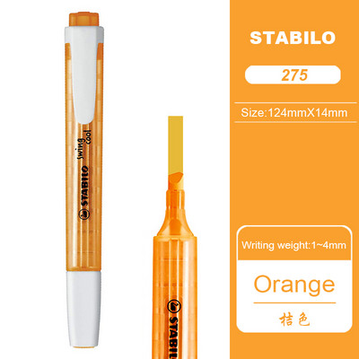 Γερμανία Stabilo Highlighter 275 Macaron έγχρωμα μαρκαδόροι Σημειώσεις μαθητών Ασφαλή μη τοξικά, φιλικά προς το περιβάλλον σχολικά είδη γραφικής ύλης