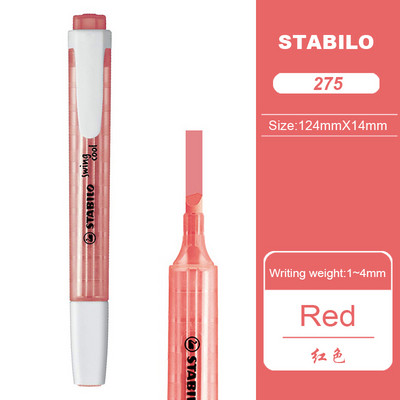 Γερμανία Stabilo Highlighter 275 Macaron έγχρωμα μαρκαδόροι Σημειώσεις μαθητών Ασφαλή μη τοξικά, φιλικά προς το περιβάλλον σχολικά είδη γραφικής ύλης